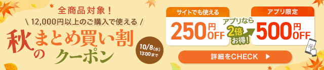 秋のまとめ買い