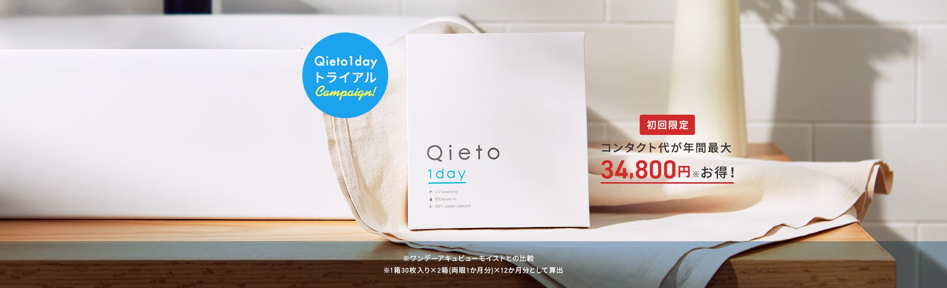 Qieto1dayトライアルキャンペーン